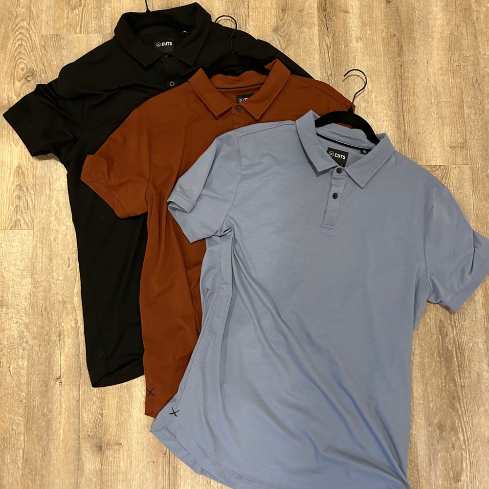 Lot of 3 Cuts Polos